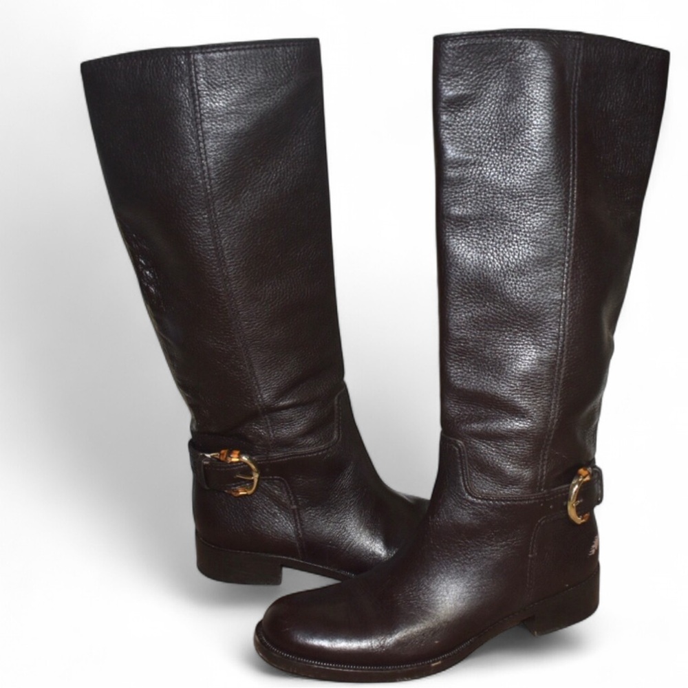 Gucci Brown Leather Ankle Boots Size 40 EU — Pre-Owned